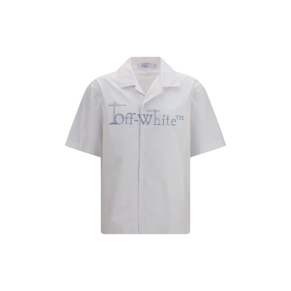 Off-White Men City Nature Bowling Shirt